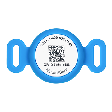 QR Code Medical ID Tag with Location Tracker